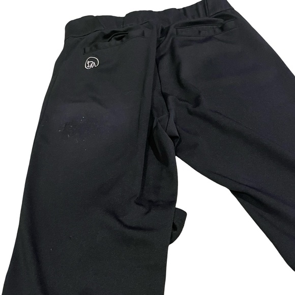 Dirty Mid baseball pants- Large Black Baseball pants- Snap elastic pants - Picture 5 of 5